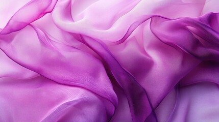 Obraz premium Soft and Flowing Purple Fabric Texture for Background or Design