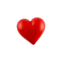 Red Heart Shape on Transcript background PNG