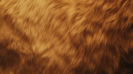 Fototapeta premium Rich Golden Brown Fur Texture Background Image