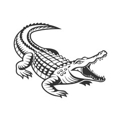 Crocodile Vector Art and Illustration