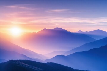 Fototapeta premium Nordic skiing or Cross-country skiing classic technique practiced by man in a beautiful panoramic trail at morning.Selective focus.. Beautiful simple AI generated image