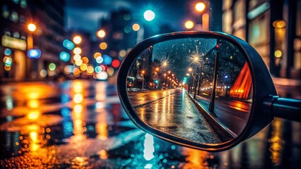 Low Light Mirror Photography: Dark Reflections, Glass Surface, Mysterious Glow, Nighttime Mirror Image,  Reflective Surface, Interior Lighting, Dimly Lit, Mirror Self Portrait
