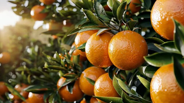 Orchard fresh fruit orange juice [4K]