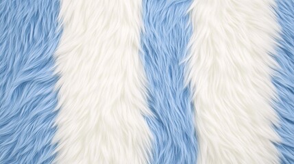 Fototapeta premium Soft Blue and White Fur Texture Background Image