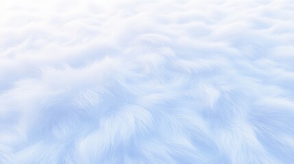 Obraz premium Soft Blue Fur Texture, Gentle Waves, Fluffy Background
