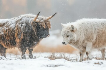 Naklejka premium A wildebeest mid-run isolated on a transparent background.. Beautiful simple AI generated image