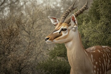 Naklejka premium Close-up macro photography of green nature background. Beautiful simple AI generated image