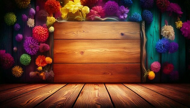 wooden background
