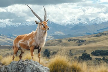 Close-up macro photography of green nature background. Beautiful simple AI generated image