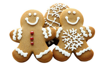 gingerbread person with cookies