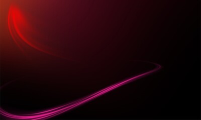 a red light is shining on a black background.