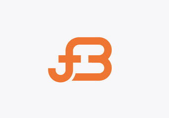 abstract B F vector logo initials mark.abstract fb logo , fb / bf logo clean and modern