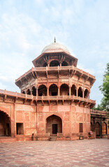 Seitengebäude Mehmaan khana am Taj Mahal in Indien, Asien 