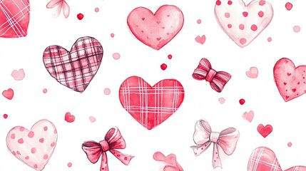 Valentine's Day Themed Background, Generative AI