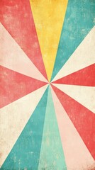 Colorful radial gradient background with vibrant stripes. Retro style design for New Year, birthday, party, celebration, and festive events.