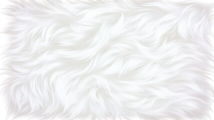 Obraz premium Soft White Fur Texture Background Image for Design