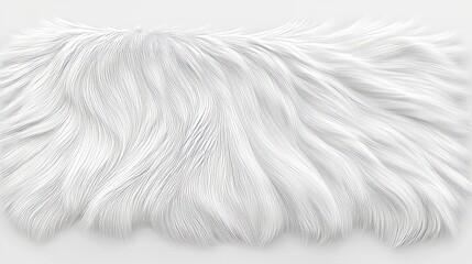 Soft White Fur Texture Background Image
