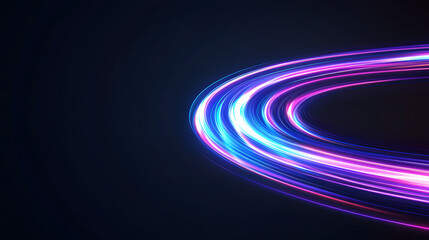 Abstract background with colorful light rays shining through a dark space, creating a vibrant and dynamic visual, symbolizing energy, creativity, and the interplay of light and color in a modern digit