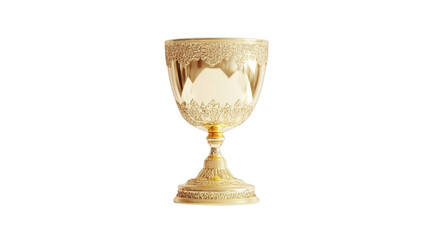 Elegant Decorative Golden Goblet Display