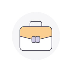 Briefcase  vector icon stock illustration