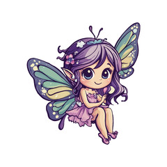 cute pretty fairy character design