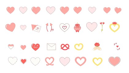 Valentine Icon Set - Element Set Valentine