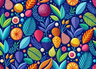 Minimalist Abstract Organic Shapes: Dynamic Pattern Contemporary Art Print Design Template