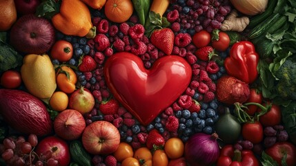 World Heart Day concept, heart with a stethoscope and many people doing activities, paper illustration, and 3d paper.