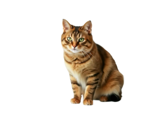 Cat on white background. Cats isolated on white background. Cats and kittens concept 