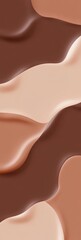 PANTONE 17-1230 Mocha Mousse Minimalist 3D Pattern Wallpaper Design