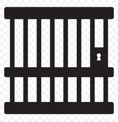 Jail Bars.line icon. eps 10.