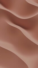 PANTONE 17-1230 Mocha Mousse Minimalist 3D Pattern Wallpaper Design