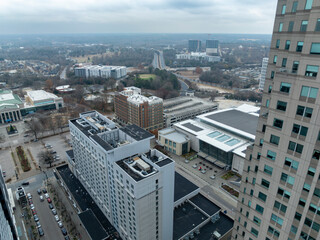 view of downtown city