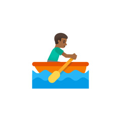 Person Rowing Boat Emoji
