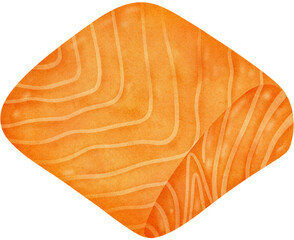 Raw Steak Salmon illustration 