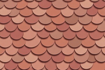PANTONE 17-1230 Mocha Mousse Minimalist 3D Pattern Wallpaper Design