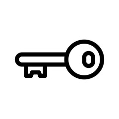 Key Icon Vector Symbol Design Illustration