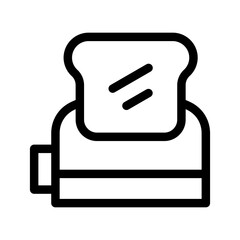 Toaster Icon Vector Symbol Design Illustration