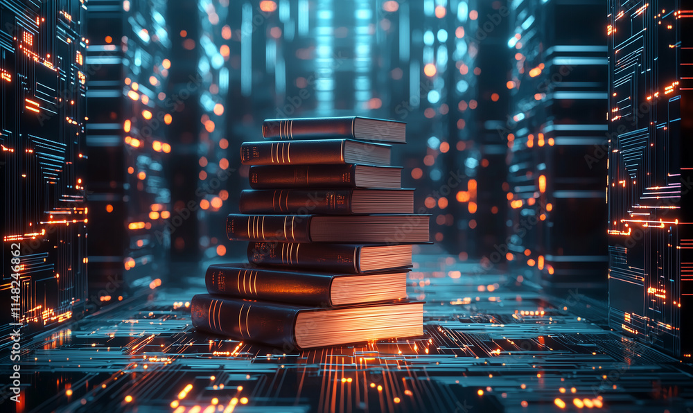 Poster exploring stem education through innovative technology and engineering concepts in a digital library