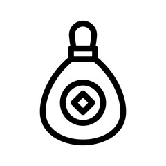 Money Bag Icon Vector Symbol Design Illustration