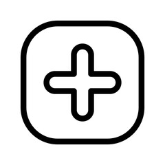 Fototapeta premium Hospital Icon Vector Symbol Design Illustration