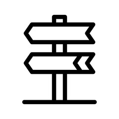 Obraz premium Direction Icon Vector Symbol Design Illustration