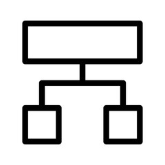 Flowchart Icon Vector Symbol Design Illustration