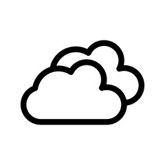 Clouds Icon Vector Symbol Design Illustration