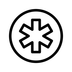 Pharmacy Sign Icon Vector Symbol Design Illustration