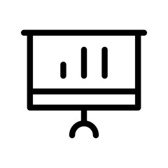 Presentation Icon Vector Symbol Design Illustration