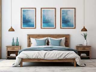 Modern bed room interior design