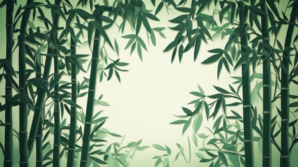 Bamboo forest serenity nature scene background tranquil environment wide view peaceful concept for relaxation
