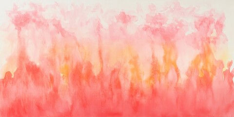 Fototapeta premium A colorful abstract watercolor painting featuring vibrant pink and orange hues, perfect for creative backgrounds and artistic projects.