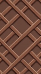 PANTONE 17-1230 Mocha Mousse Minimalist 3D Pattern Wallpaper Design